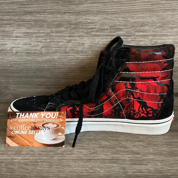 Vans Stranger Things Sk8-Hi Reissue Netflix Friends Don't Lie Men's NEW - Picture 6 of 15